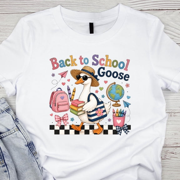 Goose Teacher Shirt, Back to School Teacher Tee, Funny Teacher Shirt,Silly Goose T-Shirt, Cute Teacher Gift, Team Teacher Top