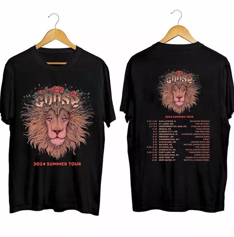 Goose The Band 2024 Summer Tour Shirt, Goose Band Fan Shirt, Goose 2024 Concert