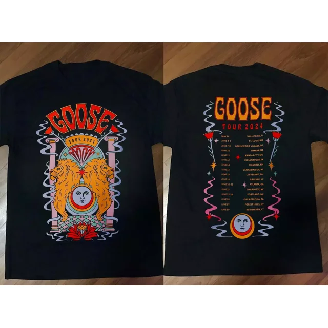 Goose The Band Tour 2024 Short Sleeve T Shirt Size S-4XL - Walmart.com