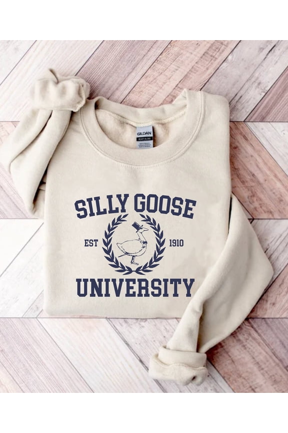 Goose University Sweatshirt, Unisex Goose University Shirt, Men's Sweatshirt, for Guys, Goose shirt Sweatshirt All Size S-5XL