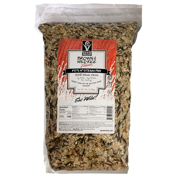 Goose Valley Brown & Wild Rice Fusion, 5 lb, 2.27 kg Pack of 1