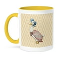 thumbnail image 1 of 3dRose, Goose- Vintage Art- Animals, 11oz Two-Tone Yellow Mug, 1 of 7