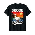 thumbnail image 1 of Goose Whisperer Geese Black T-Shirt, 1 of 5