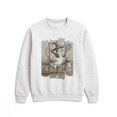 thumbnail image 1 of Goose With Tennis Halloween Funny Cartoon Graphic Print Outfit Casual Sweatshirt, for men & women, up to size 5XL, 1 of 2