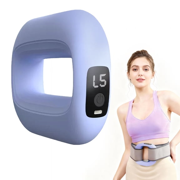 GooseFit Electric Fascia Massage Ring, 5-Speed Vibrating Massager, Purple