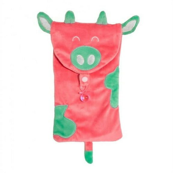 GooseWaddle Luxury Soothing Cow Baby Pacifier Holder & Blankie (14”x6”), Ultra Comfort Soft and Warm Material for Newborns and Toddlers