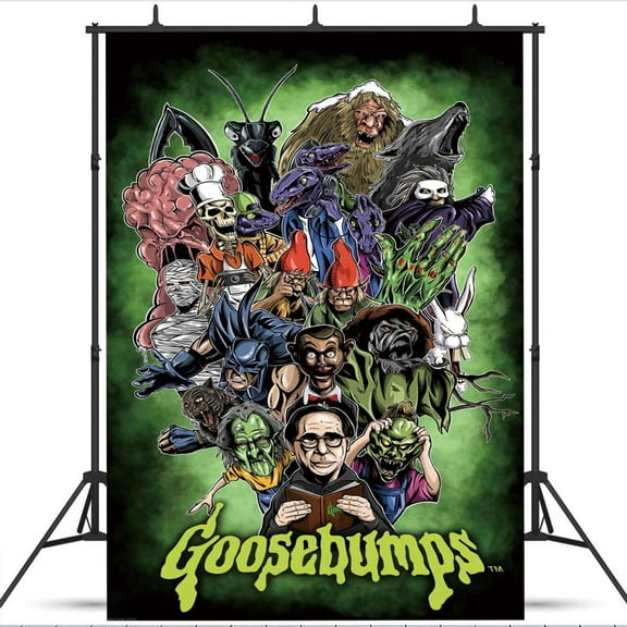 Goosebumps Backdrop school Taspestry Wall Decor Banner Party Supplies Poster Birthday Decorations Background for Photography Taspestry