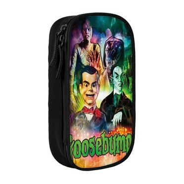 Goosebumps Big Capacity Pencil Case, Large Storage Pencil Pouch Pen Case Bag with Zipper, Pencil Case for Office Supplies