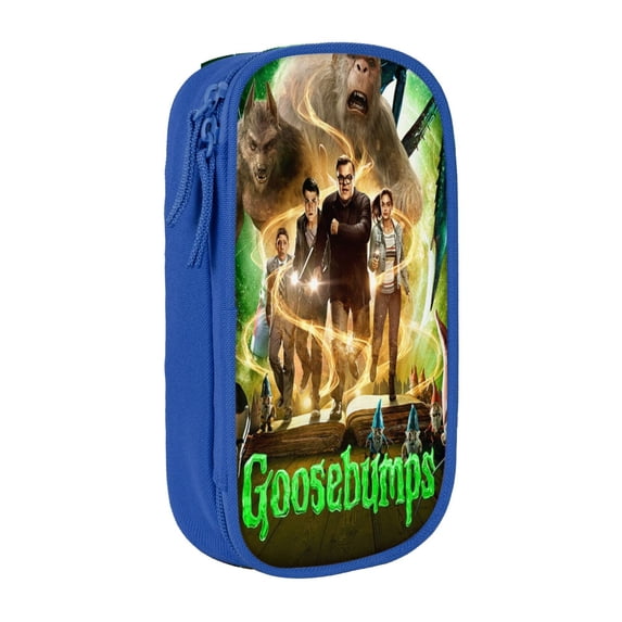 Goosebumps Big Capacity Pencil Case, Large Storage Pencil Pouch Pen Case Bag with Zipper, Pencil Case for Office Supplies