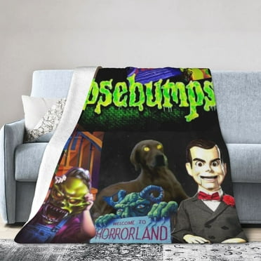 Goosebumps Blanket Soft Warm Flannel Air Conditioning Blanket Throw Blankets For Bed Couch Sofa Bedroom Living Room All Season 40"X30"