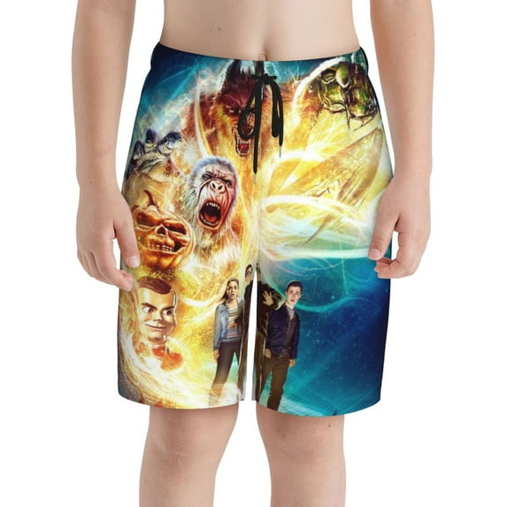 Goosebumps Boy'S Swim Trunks Quick Dry Board Shorts Kids Beach Swim Shorts Bathing Suits Swimsuit