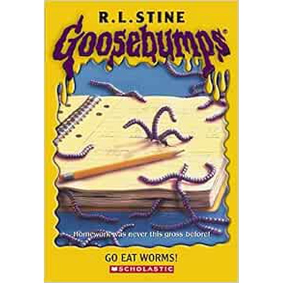 Pre-Owned Goosebumps: Go Eat Worms No. 21 by R. L. Stine (Paperback), Children's Books, English