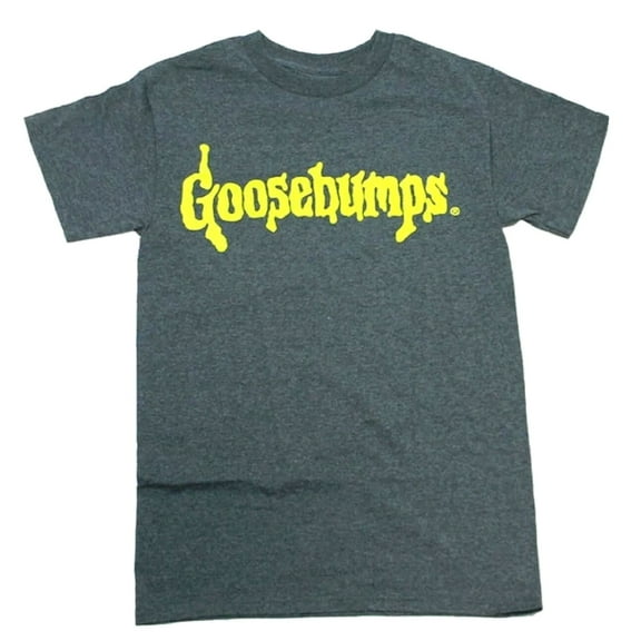 Goosebumps Heathered Blue Men's Logo T-Shirt (Large)