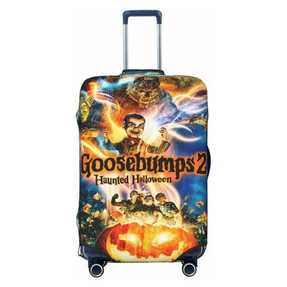 Goosebumps Luggage Cover Washable Suitcase Covers Protector Anti-Scratch Travel Suitcase Cover