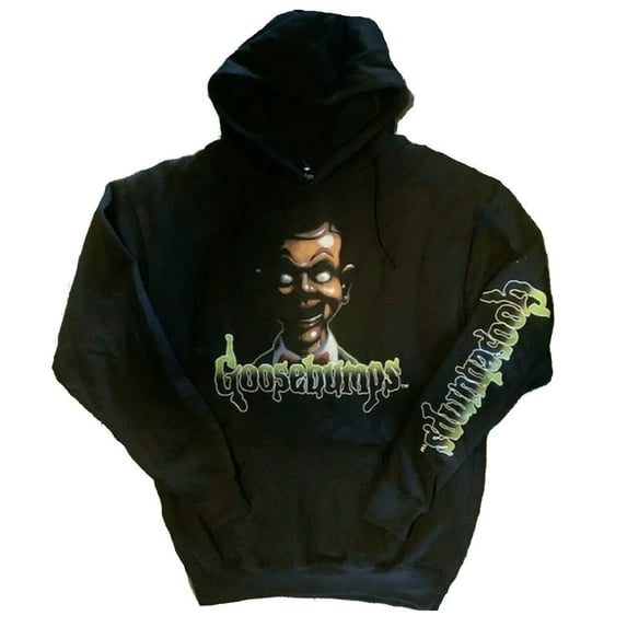 Goosebumps Men's Black Hooded Sweatshirt (Small)