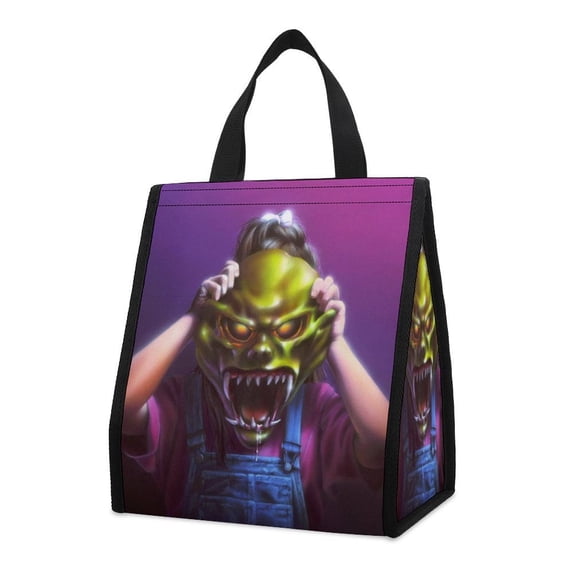 Goosebumps Portable Lunch Bag, Insulated Lunch Box Reusable Lunch Totes Bag For Camping Hiking Travel Picnic