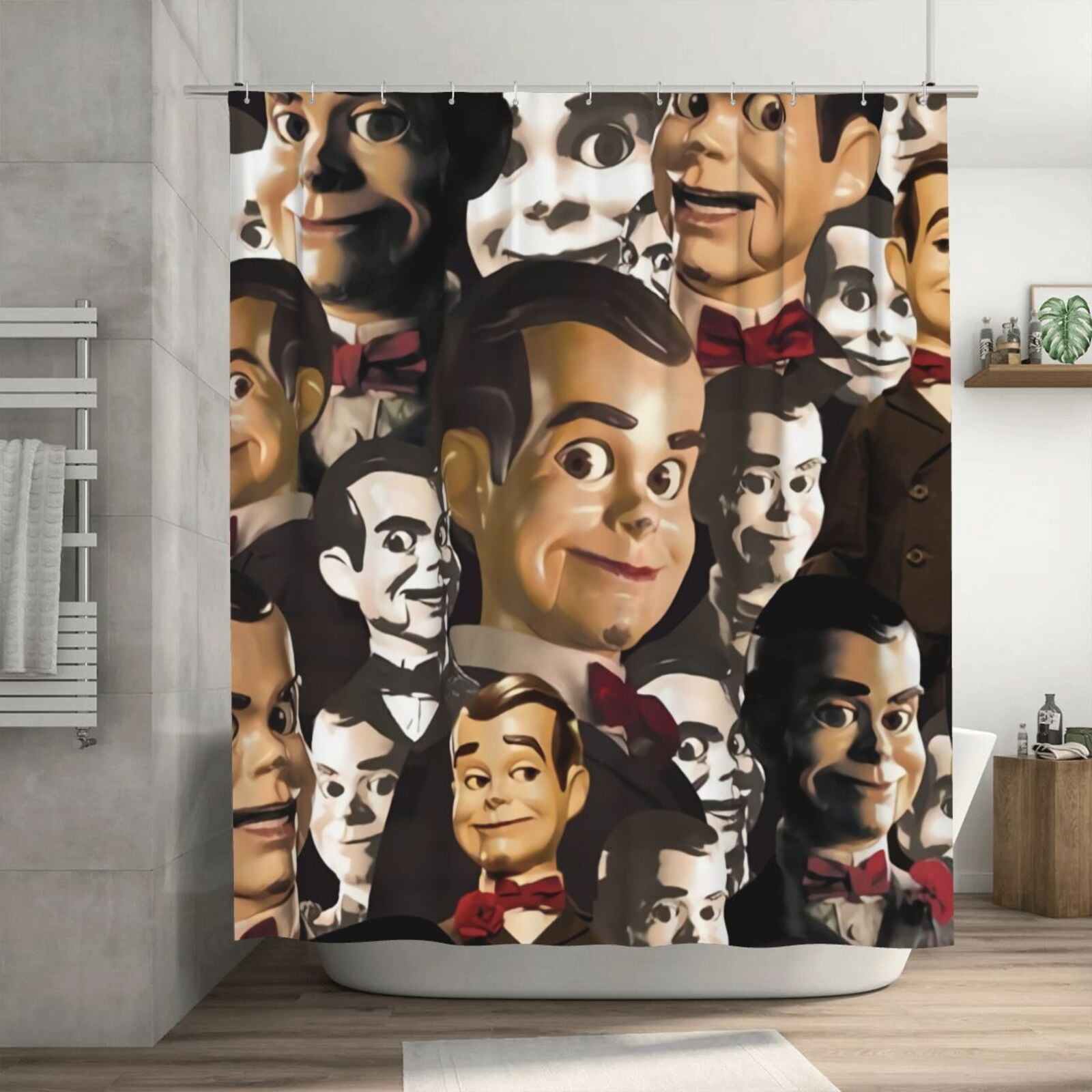 Goosebumps Slappy Shower Curtain 72x72 Inches Waterproof Bathing