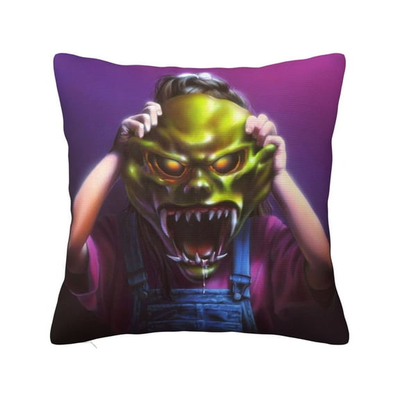 Goosebumps Throw Pillow Cover Decoration Pillow Case Cushion Home Decor for Home Sofa Couch 16"x16"