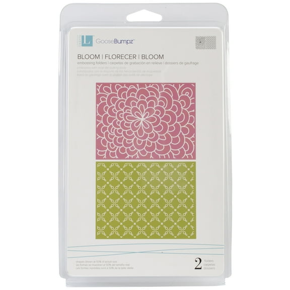 Goosebumpz A2 Embossing Folders 2/Pkg-Bloom
