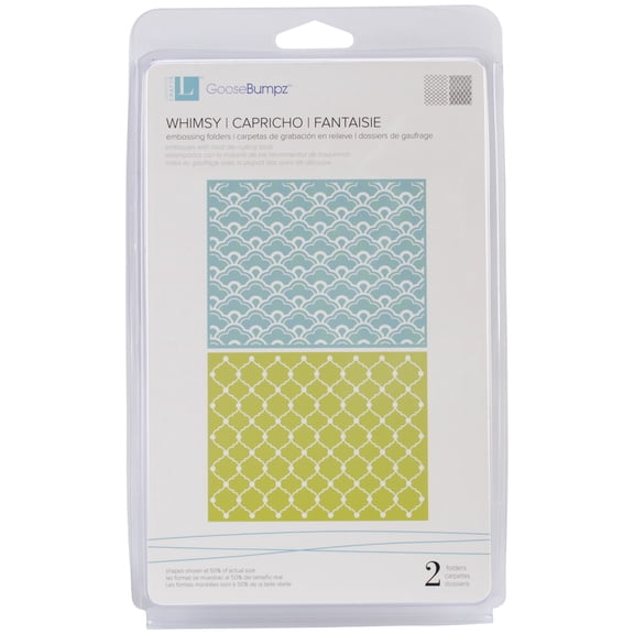 Goosebumpz A2 Embossing Folders 2/Pkg-Whimsy