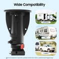 thumbnail image 1 of Gooseneck Adapter For Camper/RV/Trailer's Kingpin Box Black 5th Wheel Adapter, 1 of 15