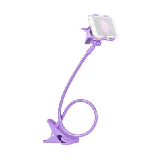 Gooseneck Bed Phone Holder,360 Degree Rotating Lazy Bracket,DIY Flexible Mount Stand with Multiple Function,Flexible Long Arms Clip Mount for Smartphone