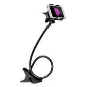 Gooseneck Cell Phone Holder Flexible Long Arm Desk Stand with Secure Clamp for Versatile Viewing Mount