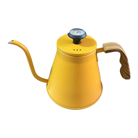 Gooseneck Coffee Kettles 1.2L Coffee Pot With Temperature Gauges For Home Use