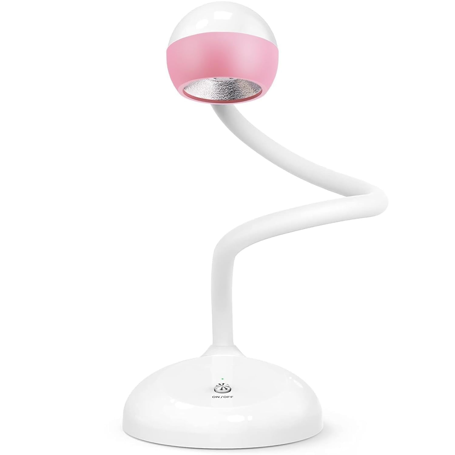 Gooseneck Cordless UV Nail Lamp with Adjustable Light Angle, S-Pro09M 2-In-1 Rechargeable Fast Curing Nail Dryer Cures All Gels, Especially Rhinestone Glue & Liner Gel Polish