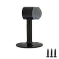 thumbnail image 1 of Design House 2-Pack Gooseneck Door Stop Wall Protector with Rubber Tip, Matte Black, 1 of 13