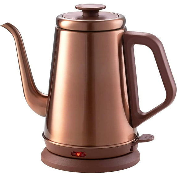 Gooseneck Electric Kettle(1.0L), 100% Stainless Steel BPA Free Classic Pour Over Coffee Kettle | Tea Kettle - Green