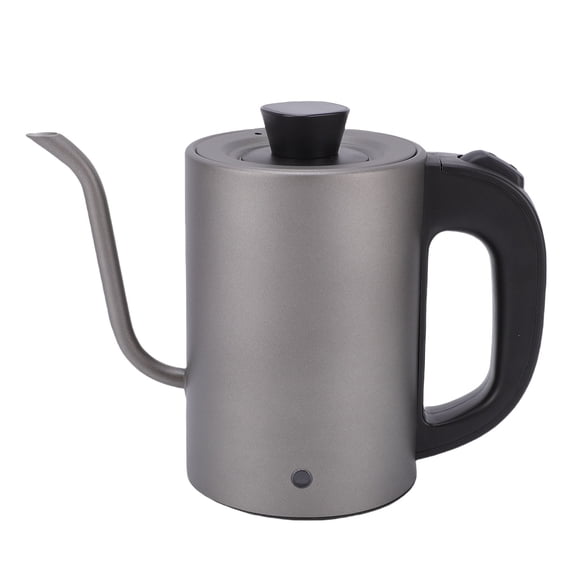 Gooseneck Electric Kettle 600W 0.8L Pour Over Coffee Tea Boiler, Stainless Steel Kettle with Automatic Shut-off, 220V