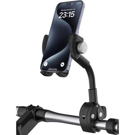 Gooseneck Phone Holder for , [Flexible Arm]  Phone Holder, Electric  Cell Phone Mount for  16 Pro Max/Plus, 15 Pro Max, Galaxy Series and  4-7 inch Smartphones