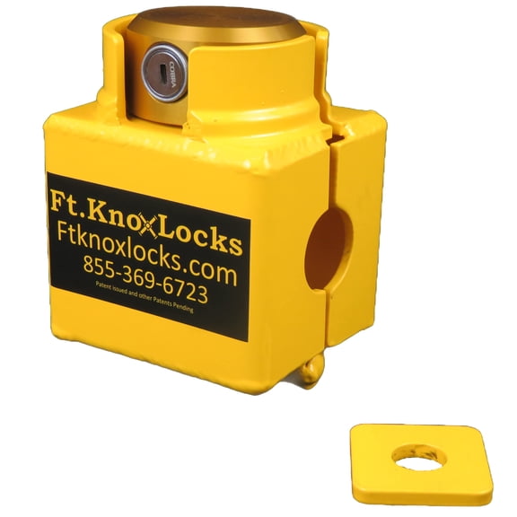 Gooseneck Set Bolt Lock Includes Cobra-Sidewinder Aluminum Puck Lock