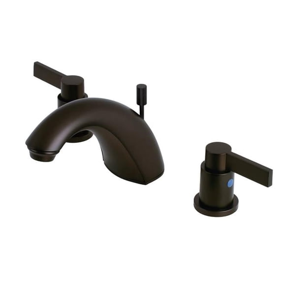 Gooseneck Spout Mini Widespread Lavatory Faucet, Oil Rubbed Bronze