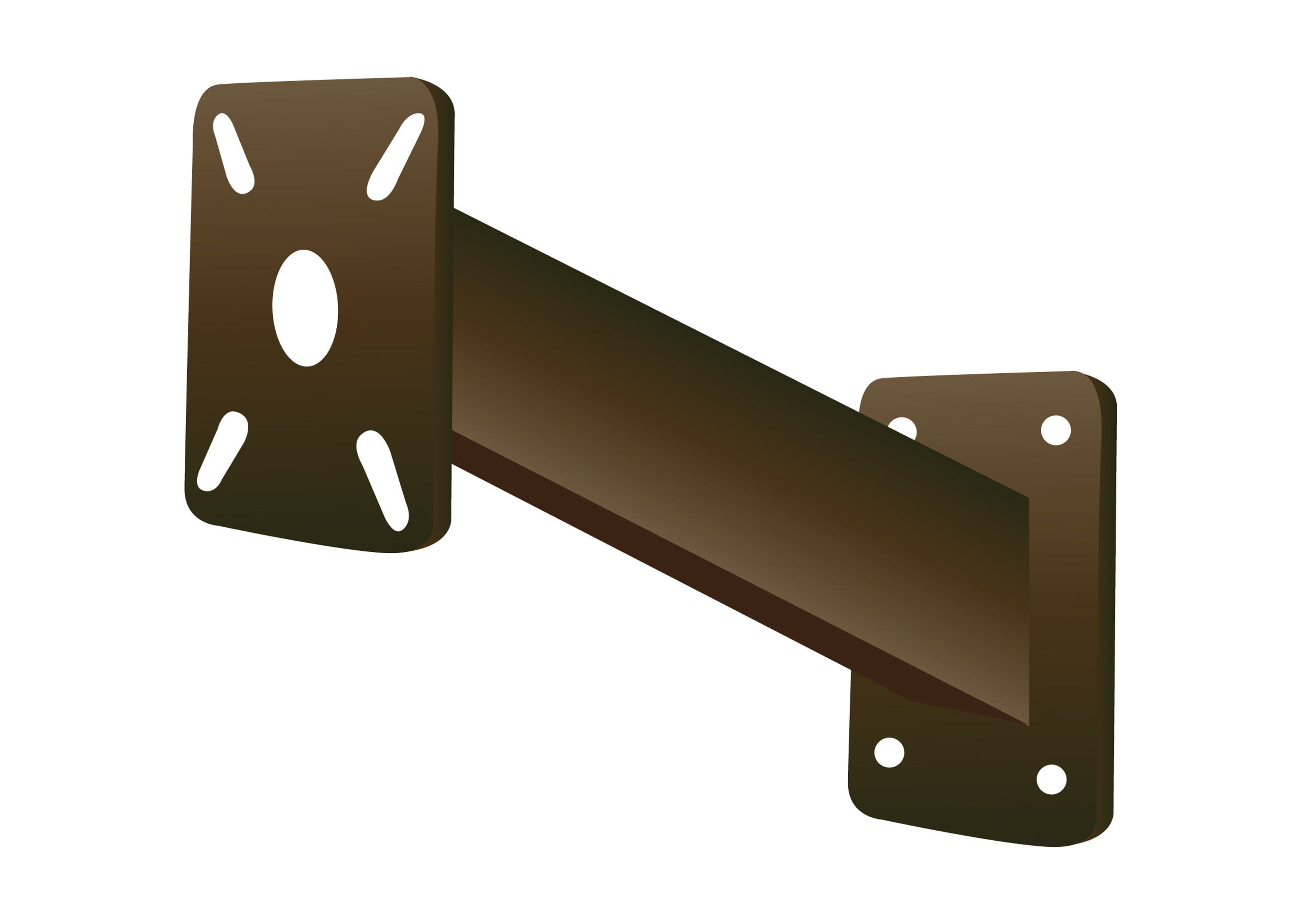 Gooseneck Universal Aluminum Pedestal Pad Mount Post Gate Entry Bronze ...