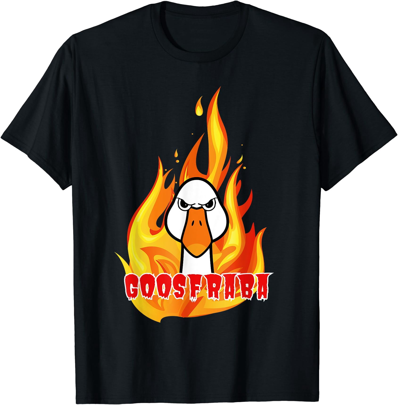 Goosfraba, angry goose T-Shirt - Walmart.com