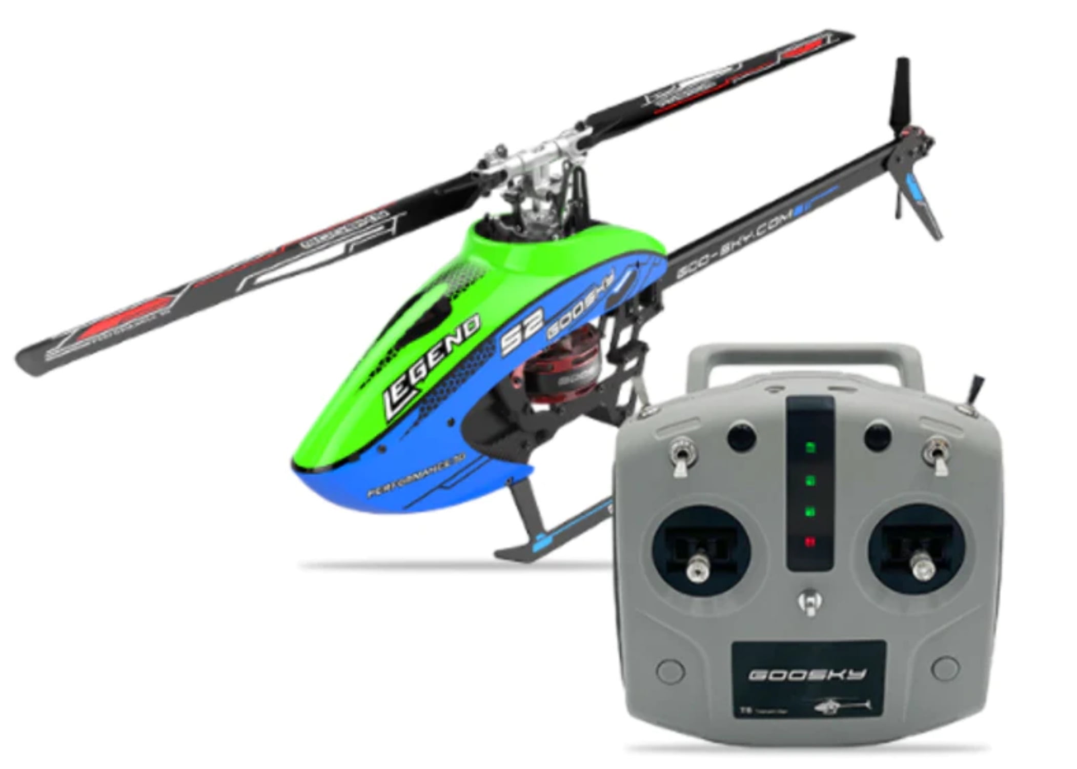 Goosky Legend S2 Helicopter (RTF) - Blue/Green (MODE 2