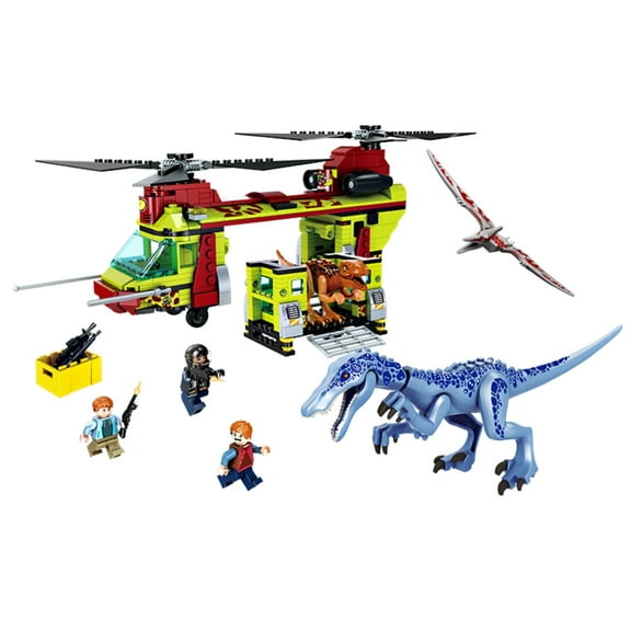 Goote Jura-ssic - Dino World Dinosaur Building Blocks Figure Toys Set - Dinosaur Figure Toys Building Blocks, Gifts for Teens & Fans (585Pcs Building Blocks)