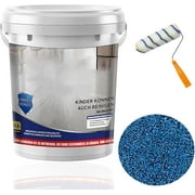 Gooti Epoxy Floor Paint, Gooti Self Leveling Epoxy Colored Sand Floor Paint, Epoxy Sand FloorPaint for Concrete, Resistant And Non-Slip, for High Gloss Marble Effect Garage Coating (Sapphire Blue)
