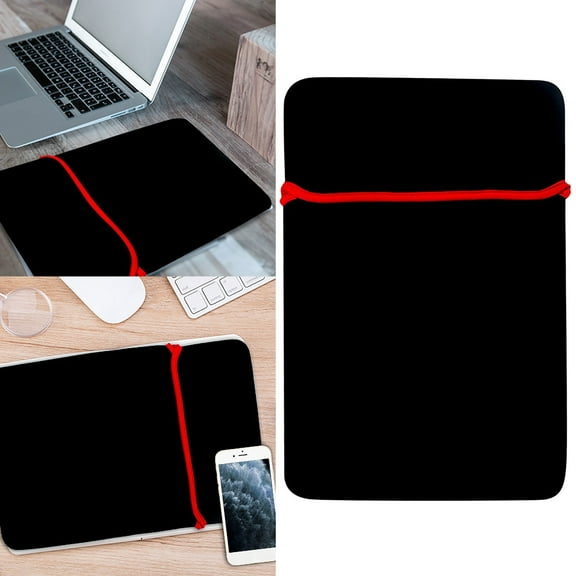Goowood 15.6 Inch Laptop Sleeve Protective Computer Case Water Resistant Soft Carrying Bag for Women and Men Business Travel Thin Cover