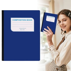 Goowood 3 Column Ledger Book B5 Accounting Notebook Columnar Pad for Bookkeeping Softcover Journal with Thick Paper Dark Blue