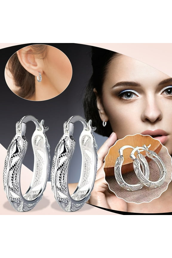 925 Sterling Silver Earrings for Women Hypoallergenic Statement Jewelry Elegant Ear Cuffs Unique Fashion Birthday Gifts for Ladies Valentine's Day Gifts