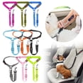 thumbnail image 1 of Goowood Adjustable Dog Car Harness Elastic Bungee Leash Reflective Dog Seatbelt for Car 2 in 1 Headrest Restraint Tether Pet Car Seat Belt for Safe Travel with Dogs of All Sizes, 1 of 9