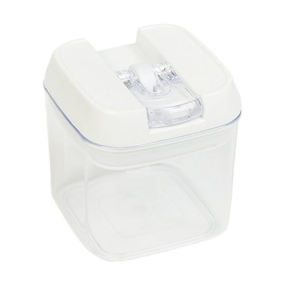 Goowood Airtight Food Storage Container BPA Free Stackable Plastic Kitchen Pantry Organizer for Cereal Flour Sugar Rice Baking Supplies Transparent Jar with Locking Lid