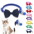 thumbnail image 1 of Goowood Breakaway Cat Collar with Removable Bow and Bell Perfect as a Dog Bow Tie Collar for Small Dogs and Cats Adjustable Collars Soft Safe, 1 of 5