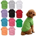 thumbnail image 1 of Goowood Dog Shirts for Small Dogs Soft Cotton Lightweight Breathable Dog T Shirt Pullover Pet Shirt Summer Clothes for Puppy and Medium Breeds, 1 of 9