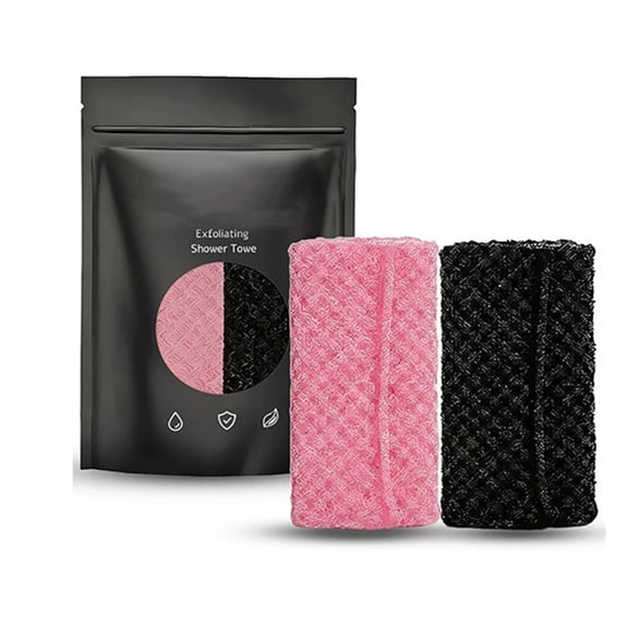 Goowood Exfoliating Shower Towel Washcloth For All Skin Types And Exfoliating Towels Gently Cleanse Skin