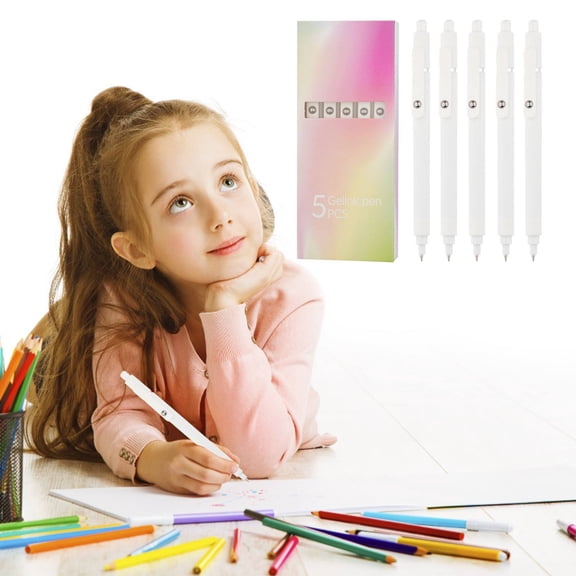 Goowood Gel Pens Quick Drying Ink Pens 0.7mm Medium Tip Smooth Writing Fidget Pen Office Desk Accessories Teacher Appreciation Gifts