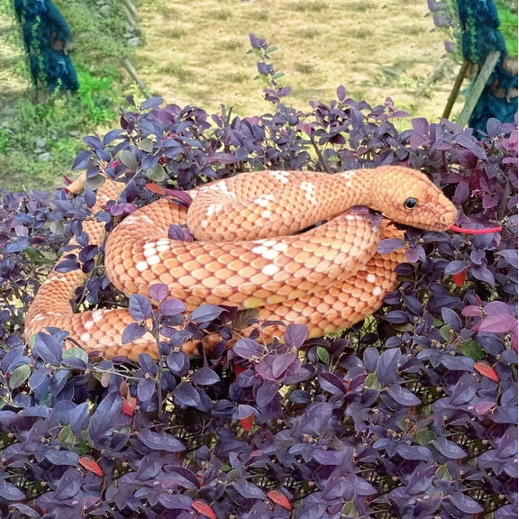 Goowood Giant Snake Stuffed Animal 120 Inch Long Realistic Snake Plush Huge Soft Stuffed Animal Toy for Pranks and Christmas Gifts Green